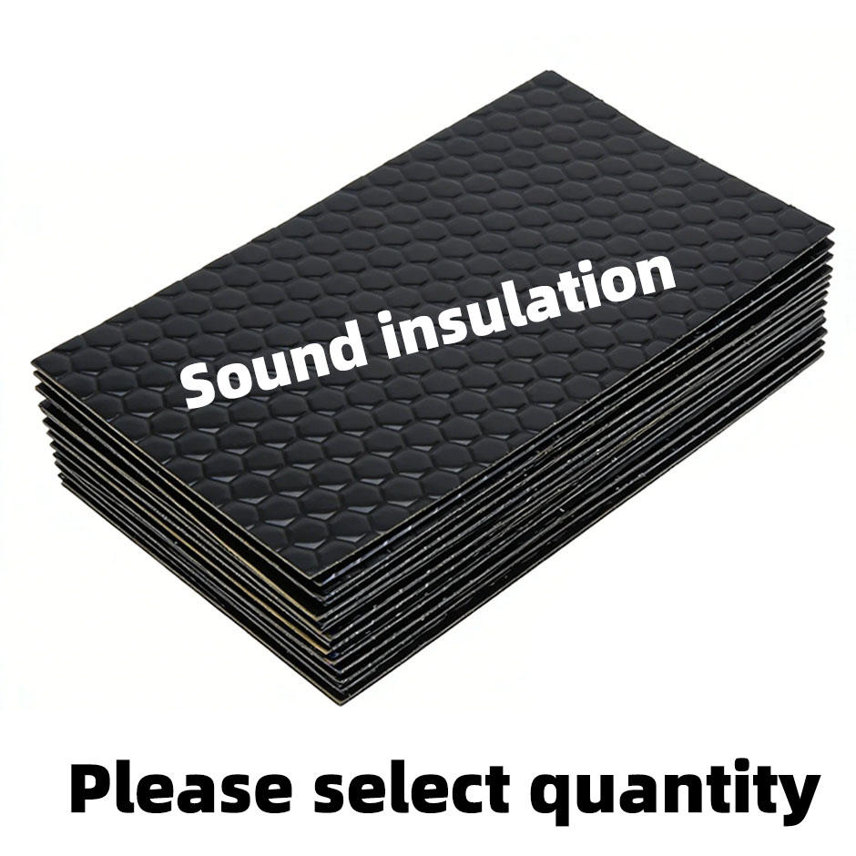 Home Improvement Noise - แผ่นยางบิวทิลแบบมีกาวในตัว แผ่นกันเสียงรถยนต์ ฉนวนกันความร้อน ลดเสียงรบกวน ดูดซับแรงกระแทก การปรับปรุงบ้าน