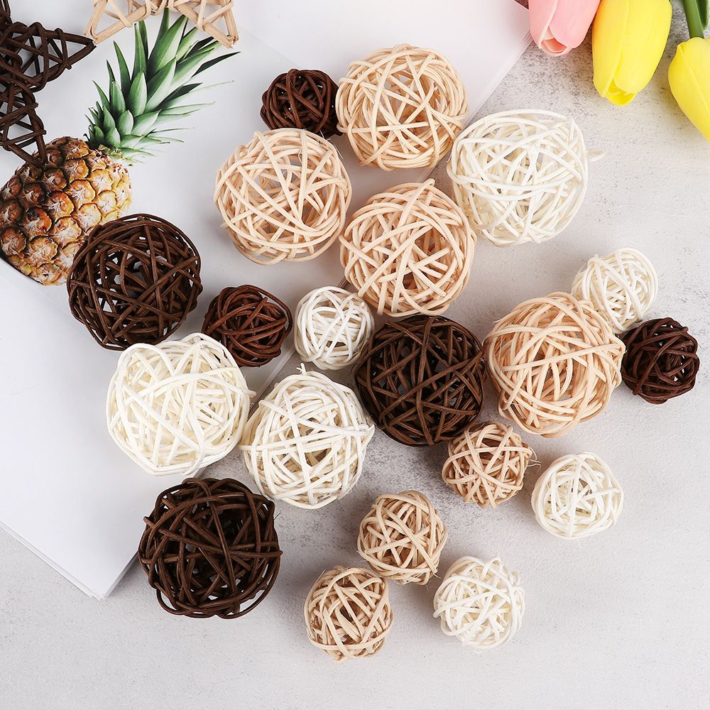 Home Improvement News - 10PCS ไม้กาแฟสีขาวลูกบอลหวายหัวใจดาว DIY อุปกรณ์ตกแต่งบ้านต้นคริสต์มาสเครื่องประดับอุปกรณ์จัดงานแต่งงาน