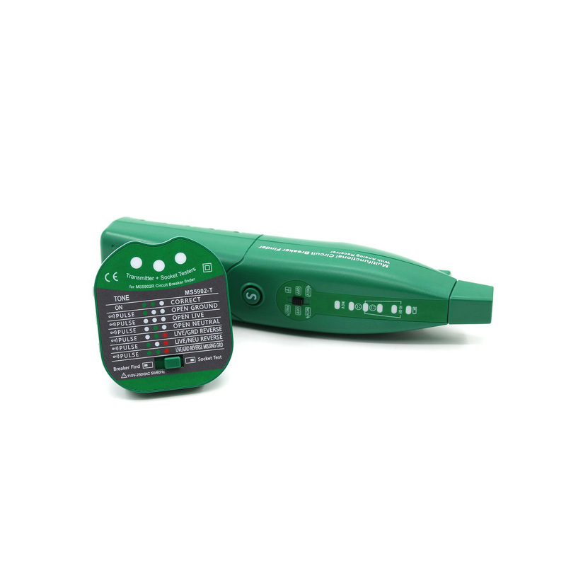 Circuit Breaker Finder - MS5902 อัตโนมัติมัลติฟังก์ชั่น Circuit Breaker Finder ฟิวส์เครื่องทดสอบซ็อกเก็ตแบบอะนาล็อกตัวรับสัญญาณและไฟฉาย