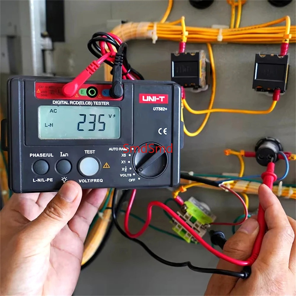 Circuit Breaker Finder - เครื่องทดสอบ RCD ELCB แบบดิจิตอล AUTO RAMP