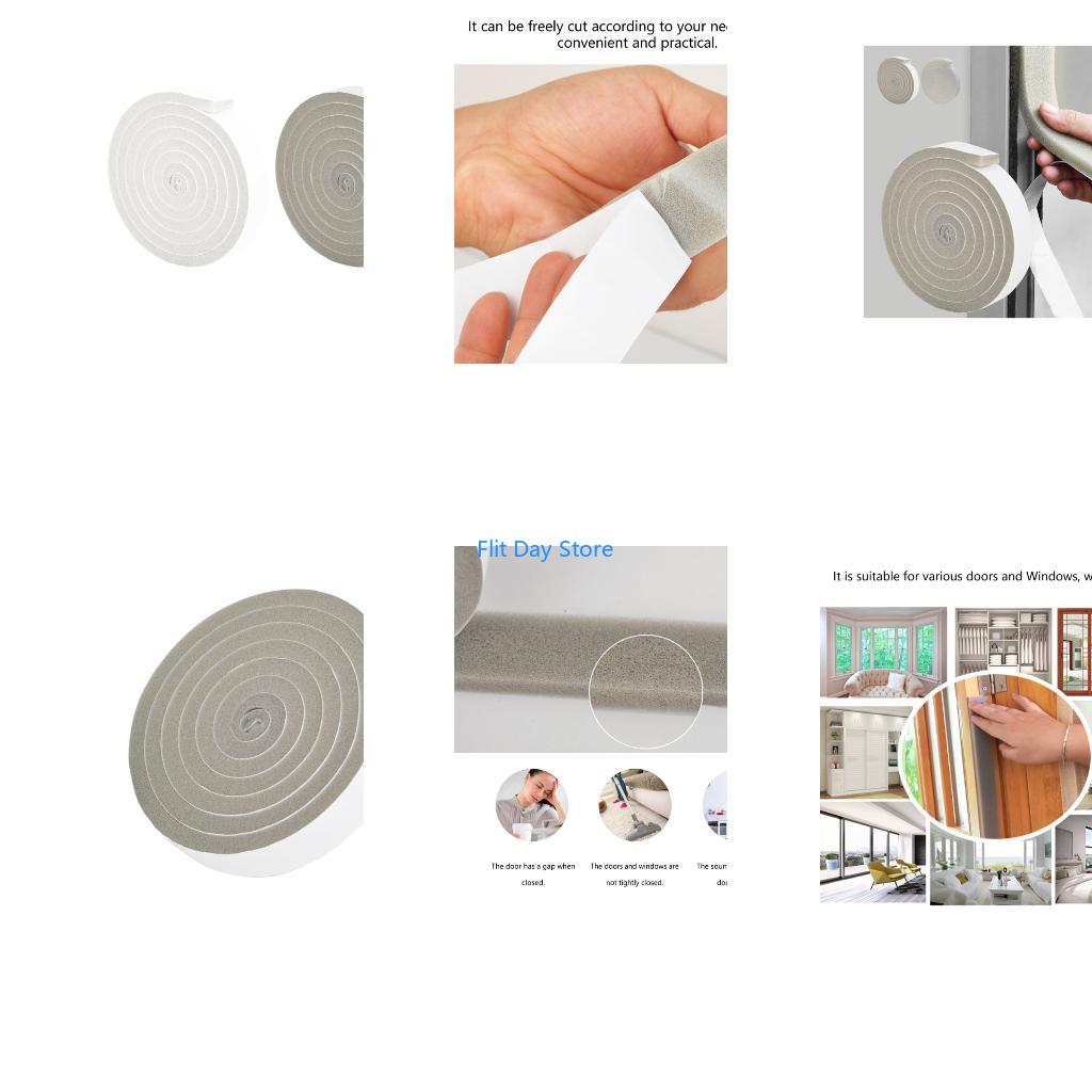 Home Improvement Noise - F92C แถบซีลหน้าต่างกาวอัตโนมัติฟองน้ำกันเสียงอุปสรรค Weatherproofed