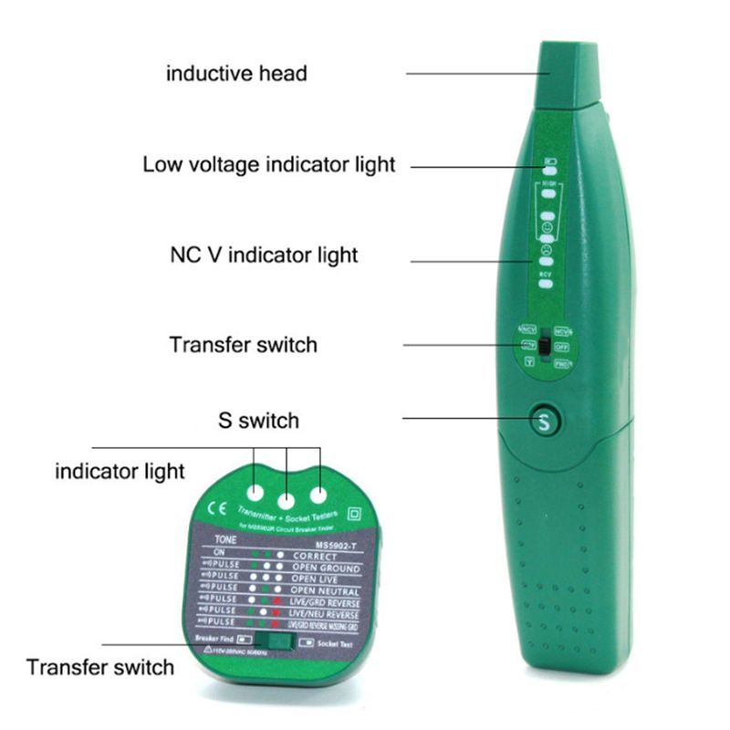 DT19-เครื่องตรวจหาเซอร์กิตเบรก - Circuit Breaker Finder บทวิจารณ์และราคา