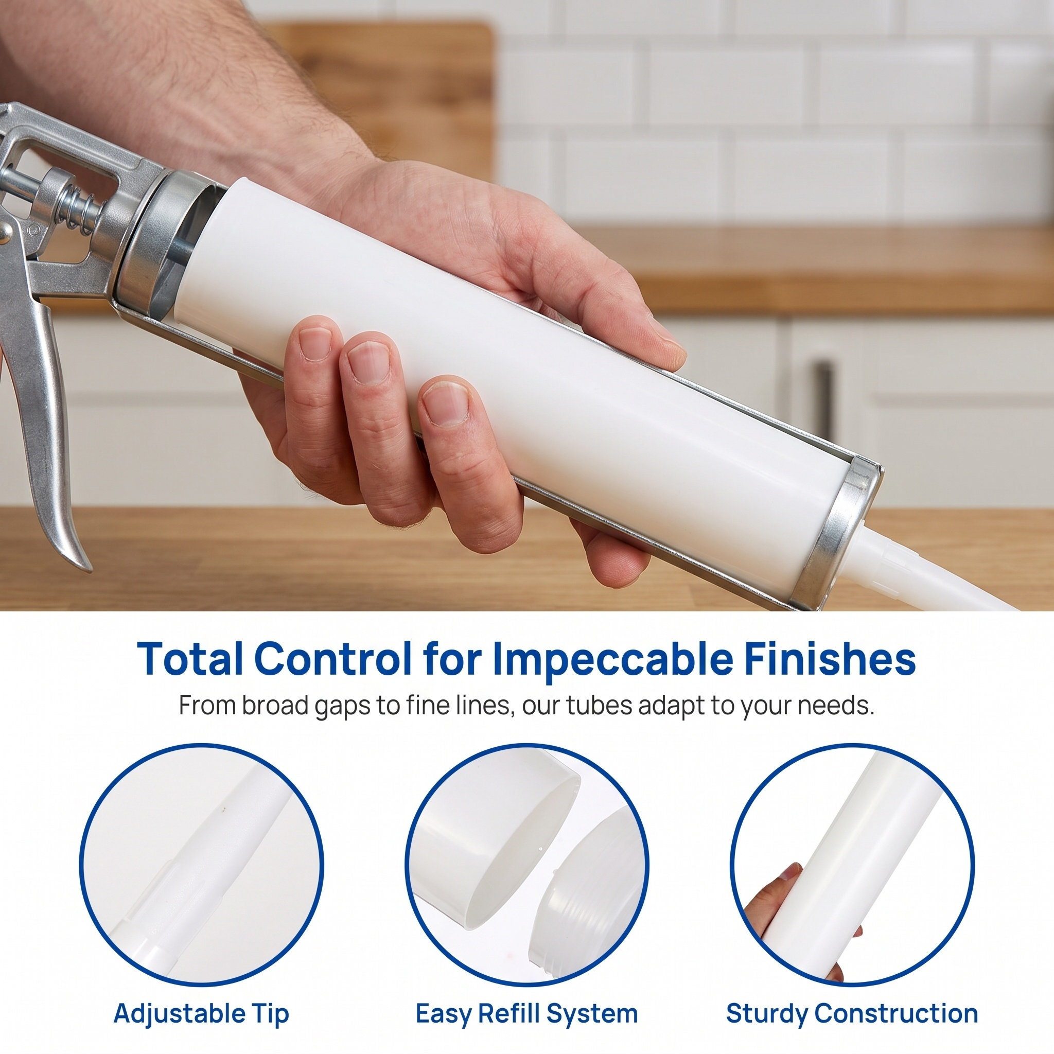 หลอดยาแนวเปล่าแบบเติมได้ 5 ชิ้ - Home Improvement In Usa บทวิจารณ์และราคา