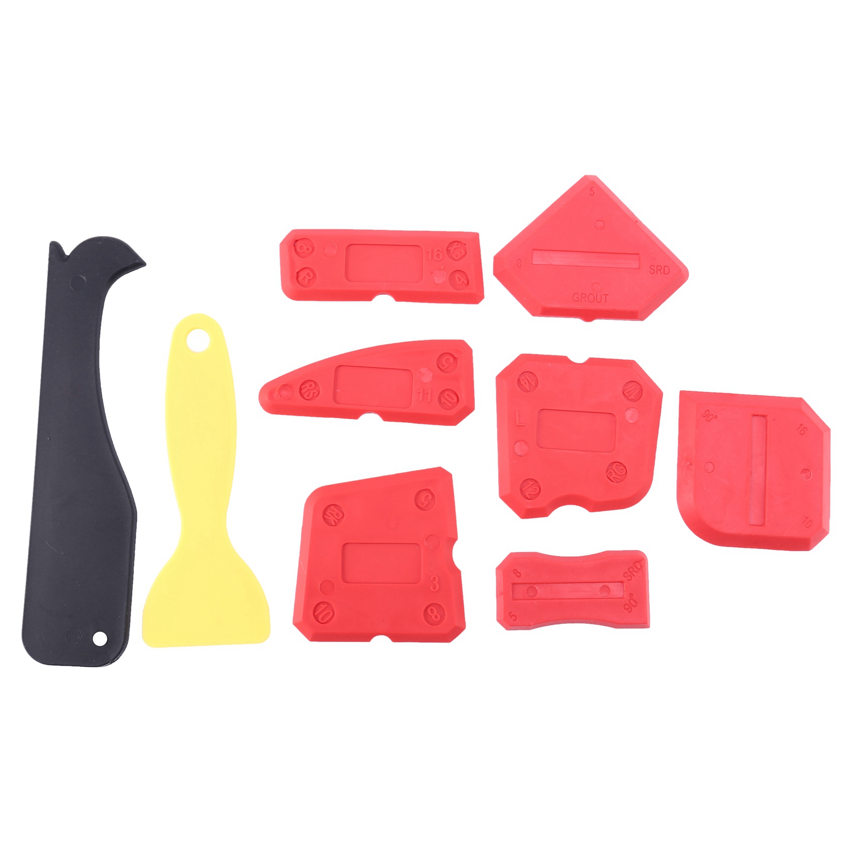 AEE3-9 ชิ้นชุดเครื่องมือเคลือบ - Bathroom Caulk Siliconized บทวิจารณ์และราคา