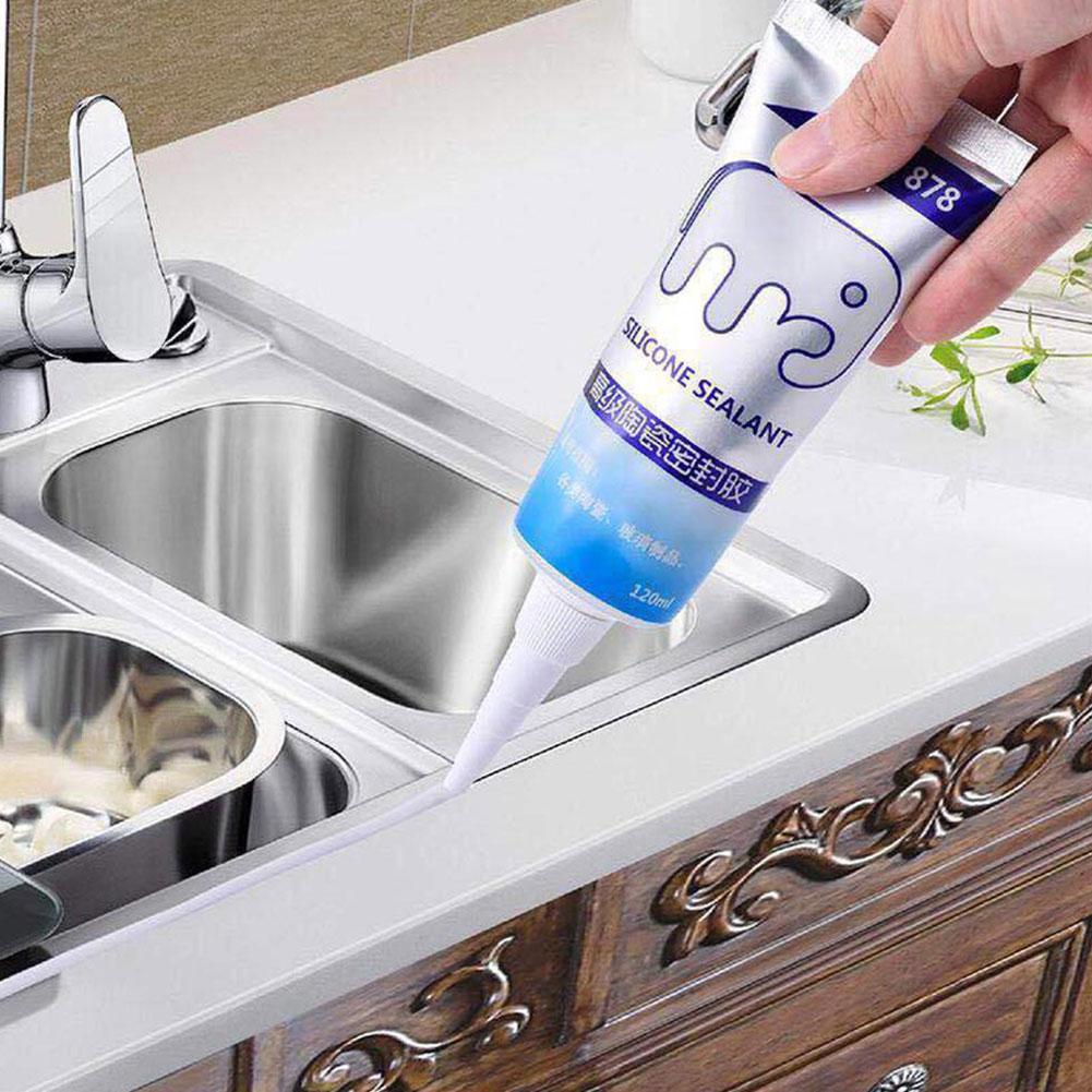 120ML อเนกประสงค์ซิลิโคนซีลกัน - Bathroom Caulk Siliconized บทวิจารณ์และราคา
